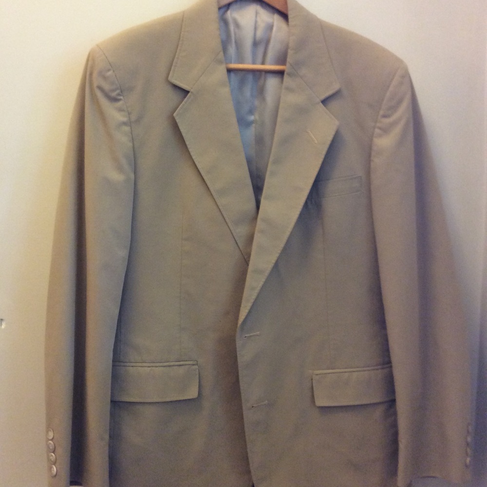 Men's vintage London Fog tan blazer 41L
